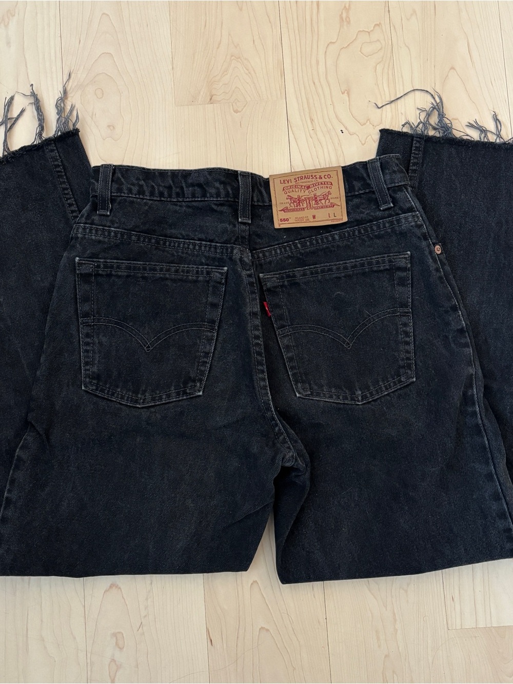 Vintage Levi’s 550 Black Jeans